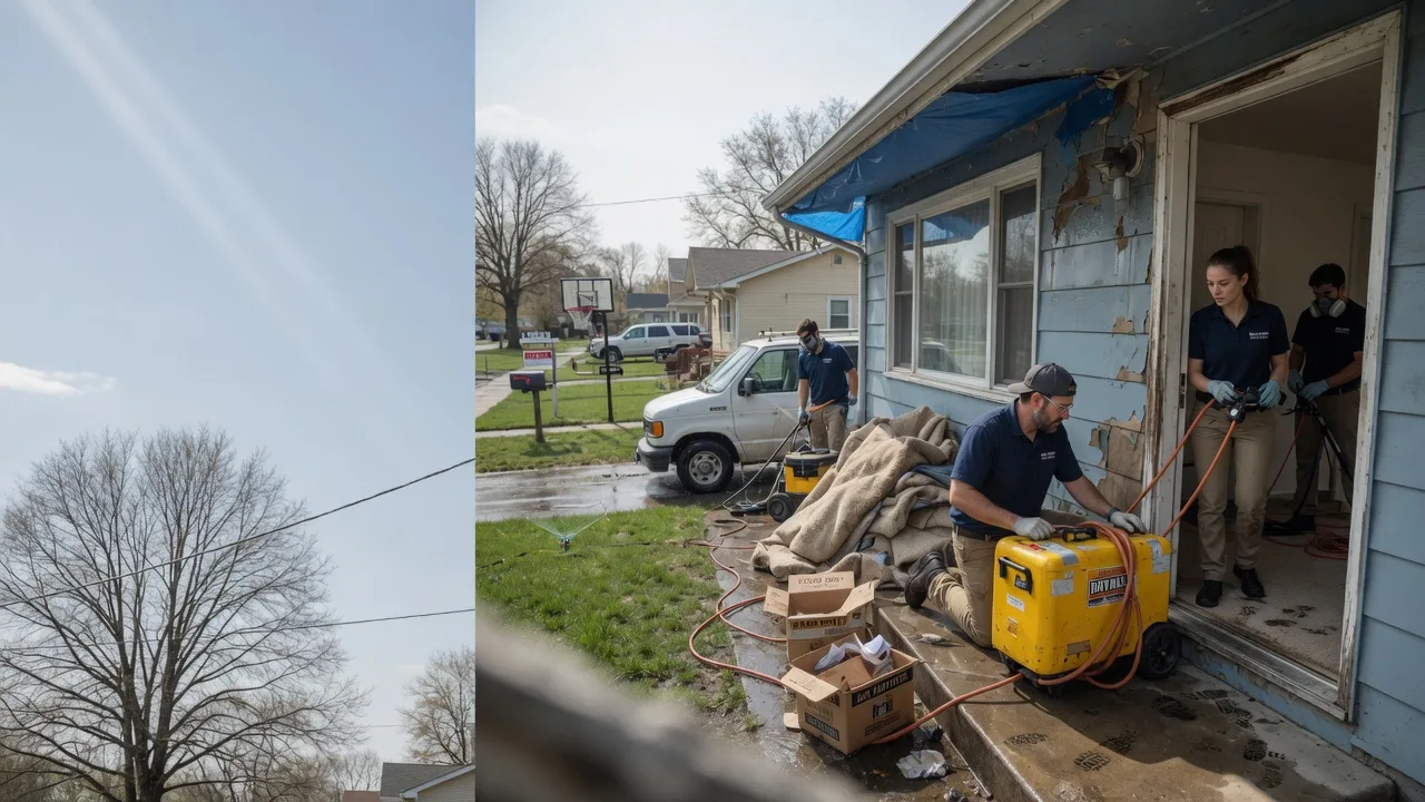 Basement Flood Cleanup in Longdale, OK near me